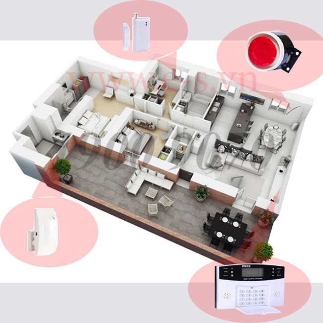 Bộ ES-K4 giúp cho căn hộ chung cư thêm an toàn