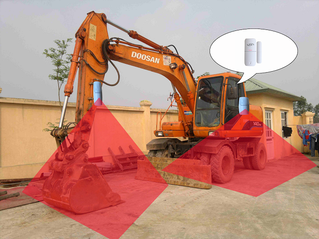 Giải pháp chống trộm cho máy móc công trình