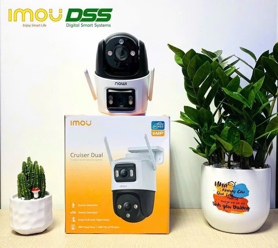 Camera 2 Mắt Ngoài Trời iMOU Cruiser Dual 10MP IPC-S7XP-10M0WED