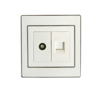 Ổ cắm tivi và điện thoại ES-02
