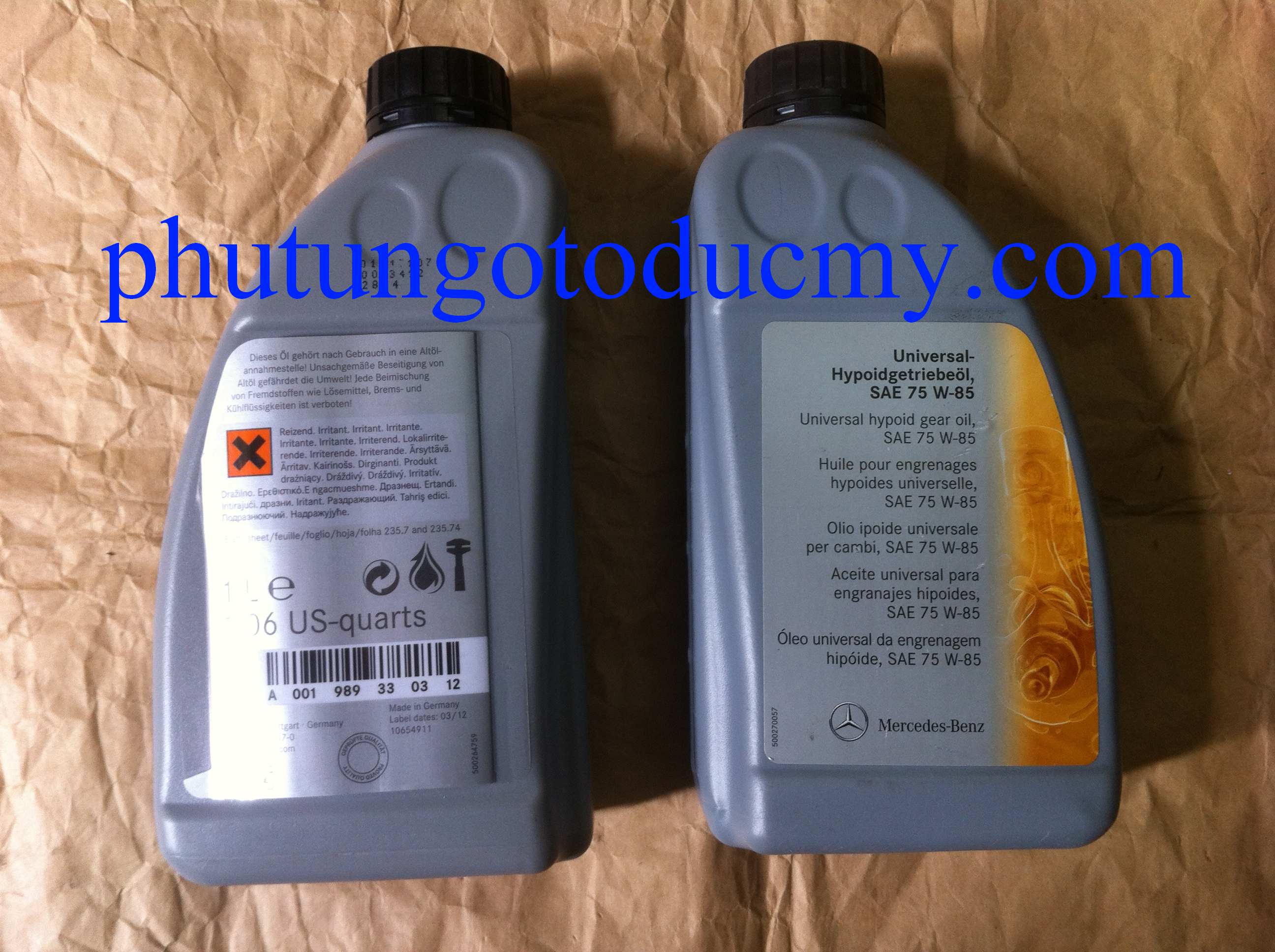 Dầu cầu Mercedes C,E,S,GLK,GL Class- A0019893303