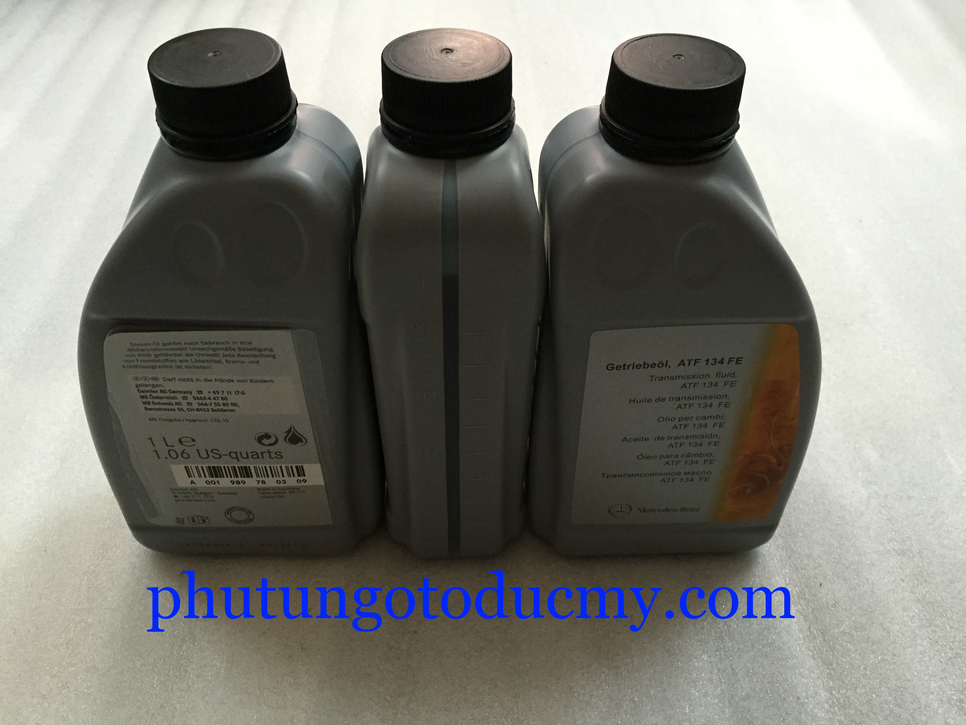 Dầu hộp số Mercedes màu xanh- A001989780309