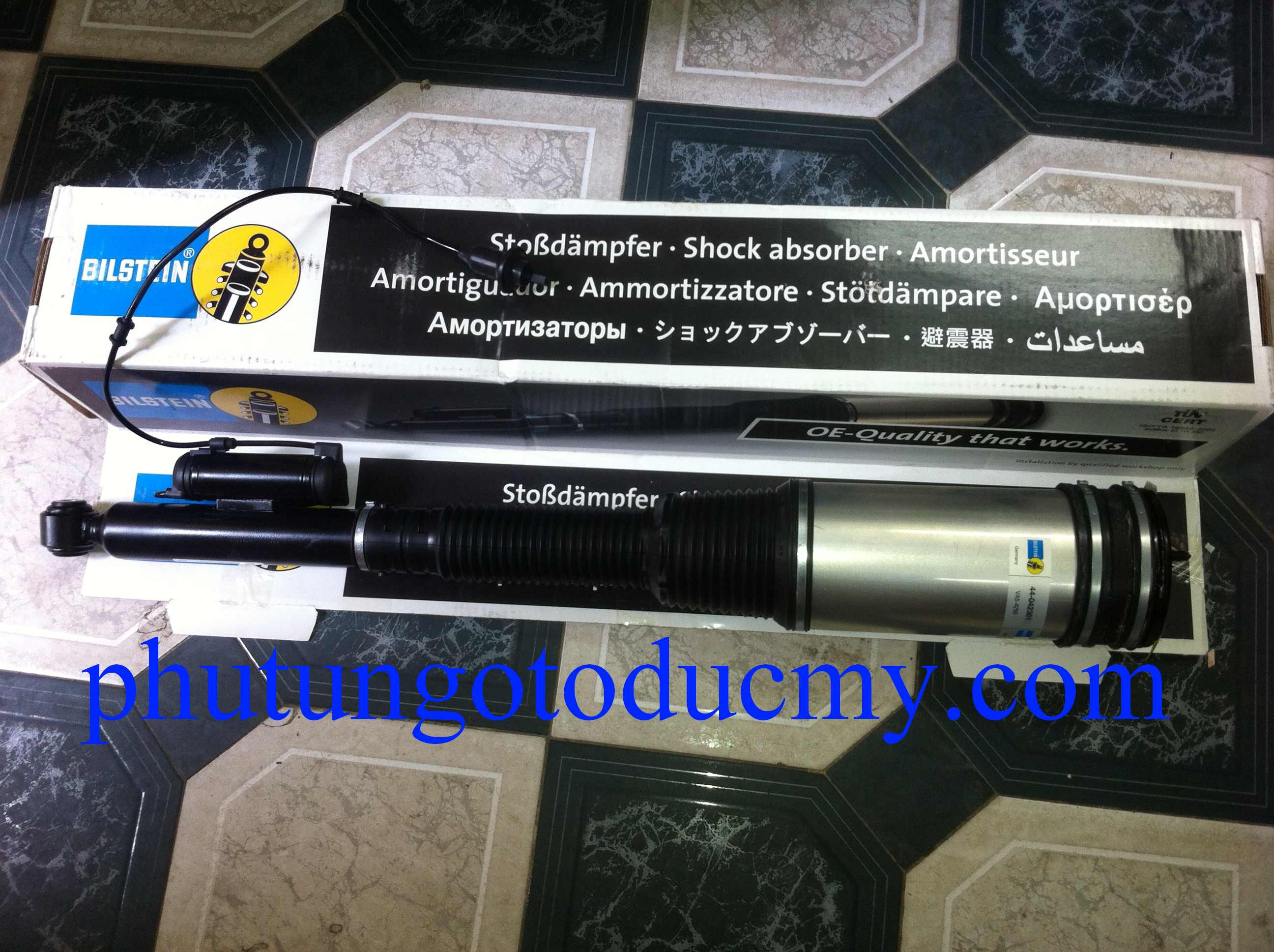Giảm xóc sau Mercedes S320, S350, S500 W220 hàng OEM - A2203205013