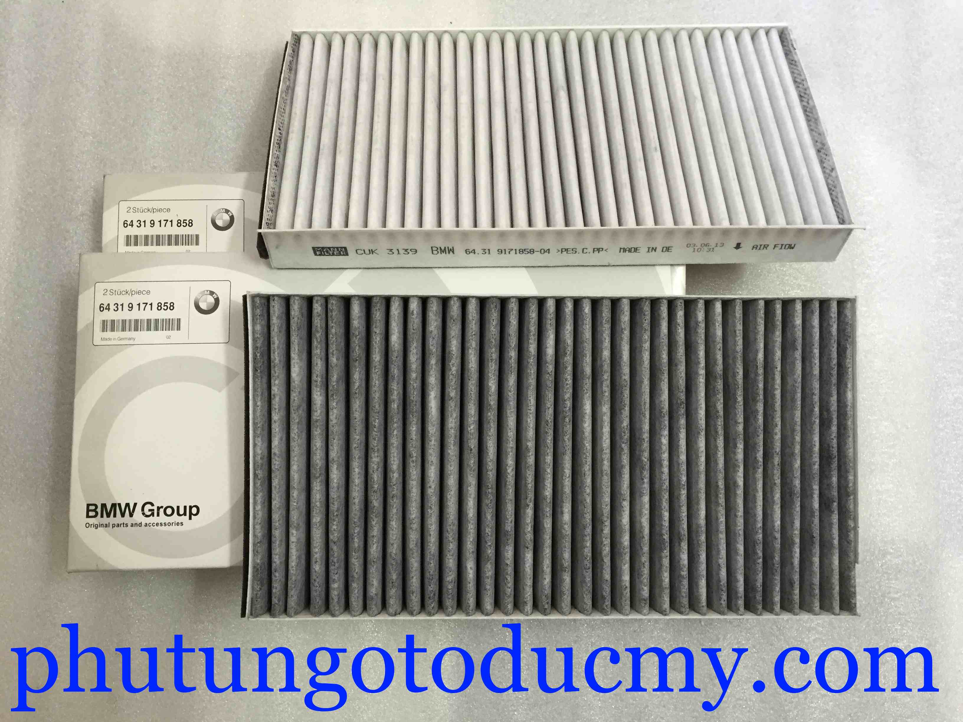 Lọc gió điều hòa BMW 520i, 523i, 525i, 528i, 530i E60- 64319171858