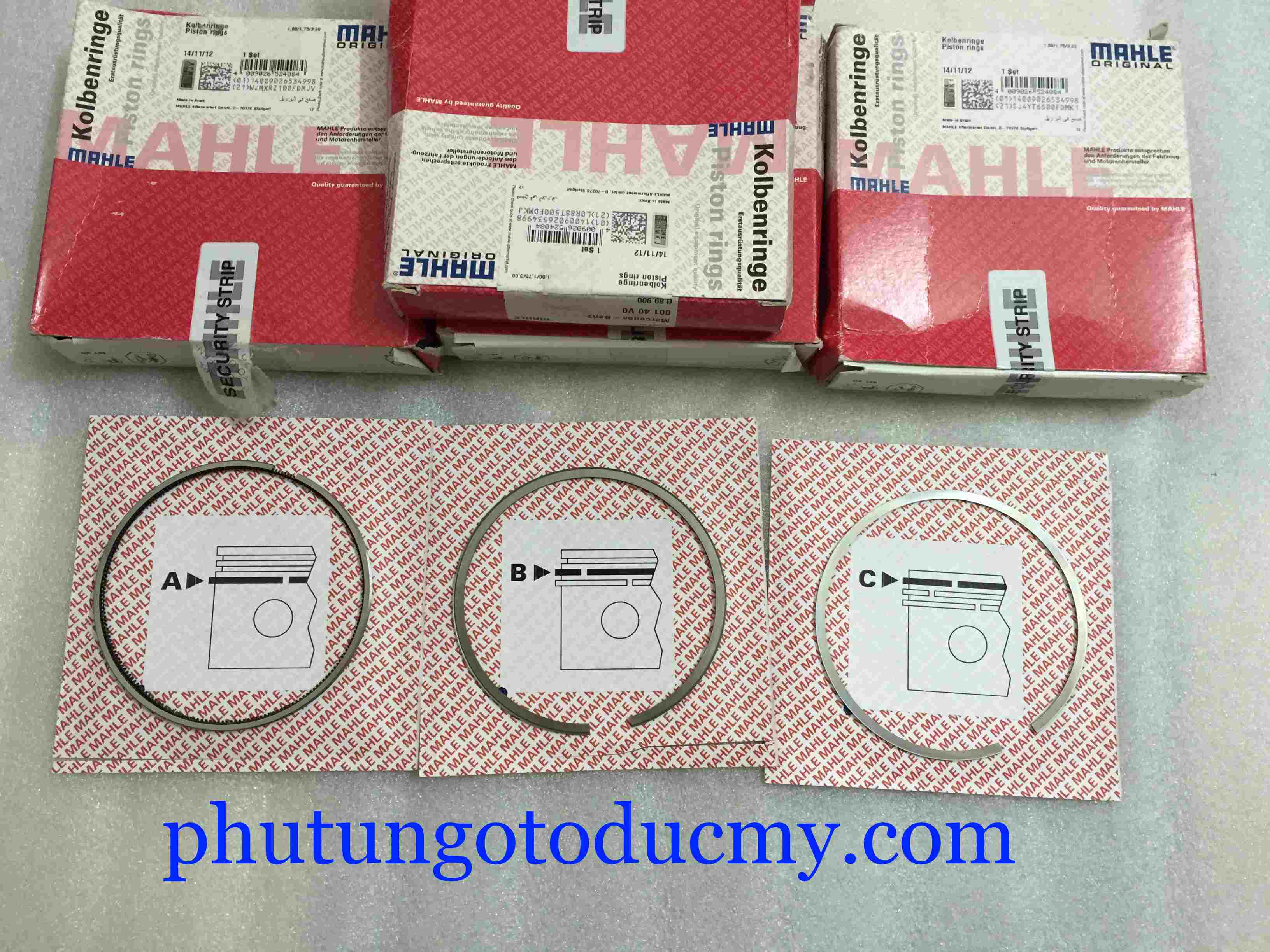 Xéc măng Mercedes C180,C200 W203 Máy 111- A0030309224