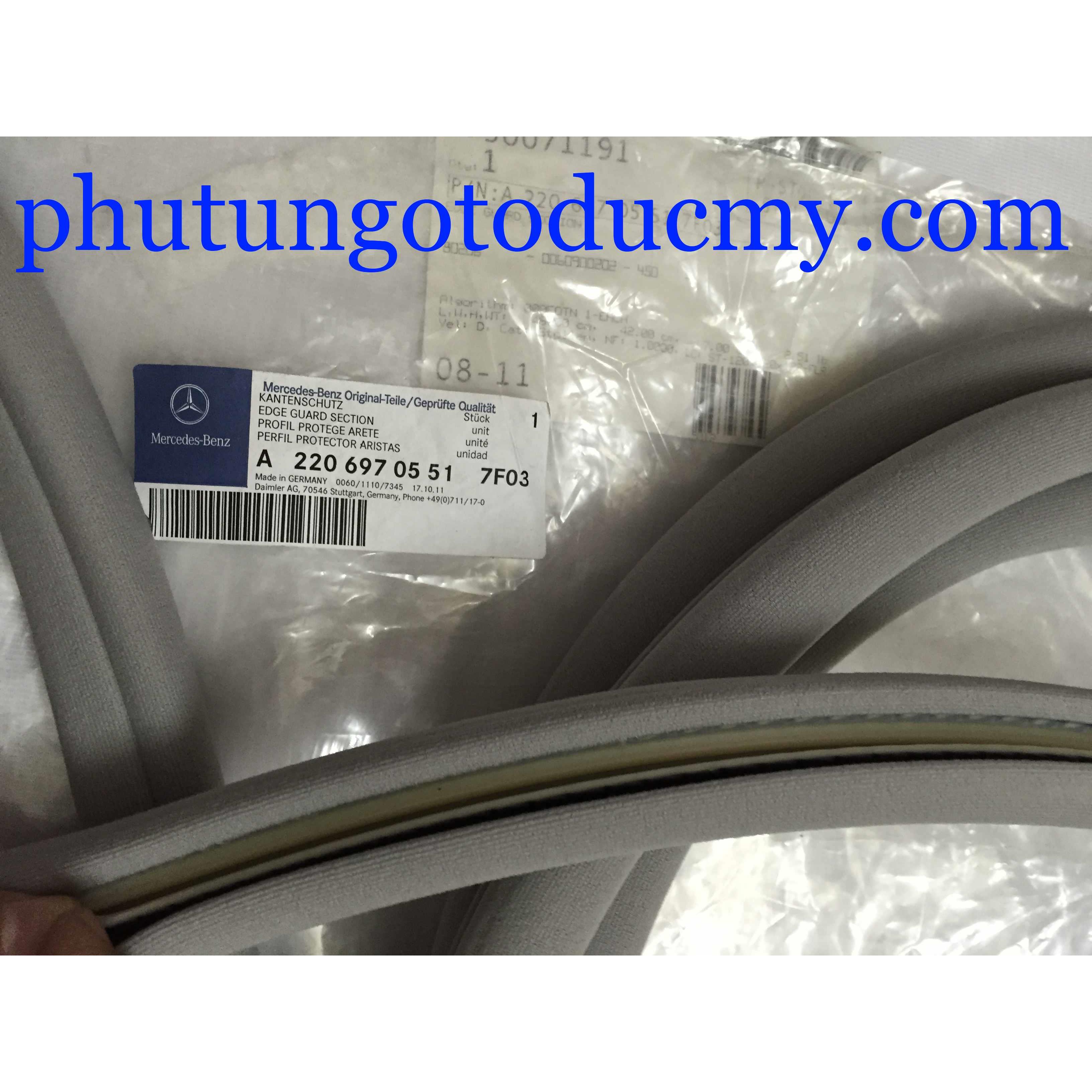 Gioăng cánh cửa trước Mercedes S320, S350, S500 W220 -A2206970551