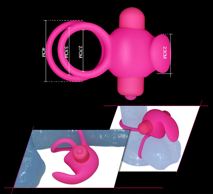 DC206 - Vòng rung lưỡi liếm Lovetoy Duo
