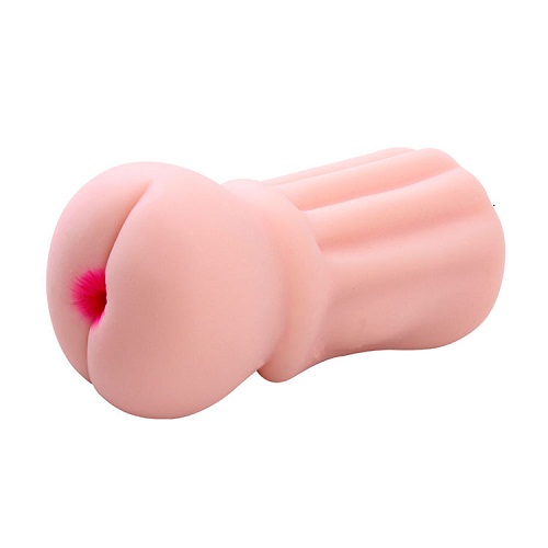 AD130-Ống thủ dâm silicon siêu mềm hình hậu môn rung khít bót