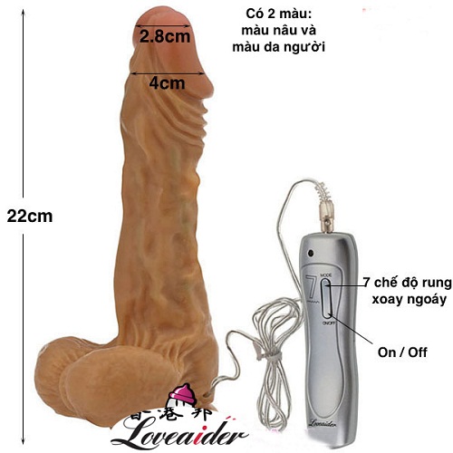 DV03-Dương vật rung ngoáy cao cấp LoveAider