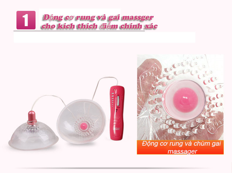 DC109 - Máy mát xa kích thích nhũ hoa Momo II