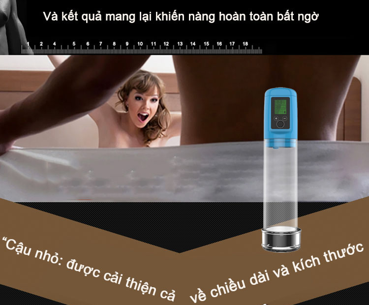 M17 - Máy tập dương vật tự động sạc pin có màn hình