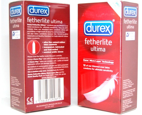 B109-Bao Cao Su Siêu Mỏng Durex Fetherlite Ultima
