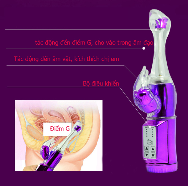DV121-Dương vật Loveaider cá heo tím