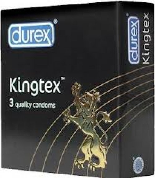 B148- Bao cao su durex Kingtex (đen)