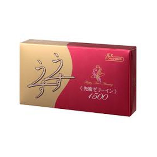 B156- Bao cao su Jex Usuusu jelia coat R1500-hộp 12c