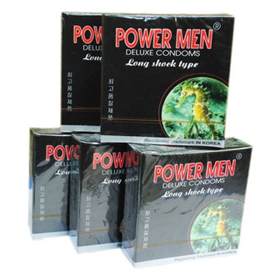 B120- Bao cao su Powermen cá ngựa hộp 3 chiếc
