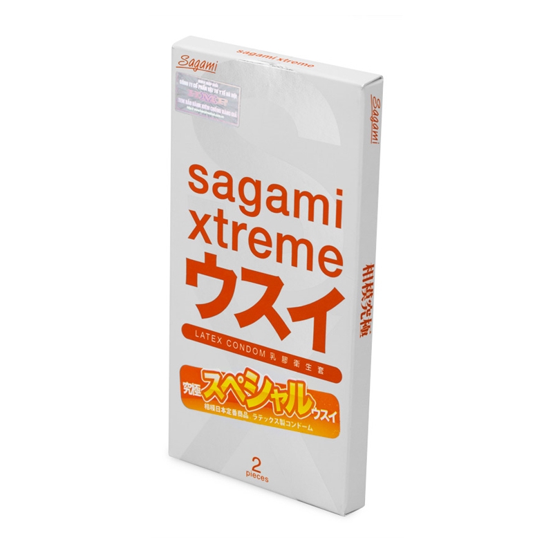 B105-Bao cao su Sagami Xtreme White hộp 10 chiếc