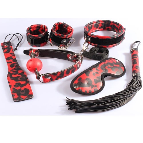 BD132- Bộ đồ chơi phòng the Mistress Bondage Kit màu đỏ nóng bỏng