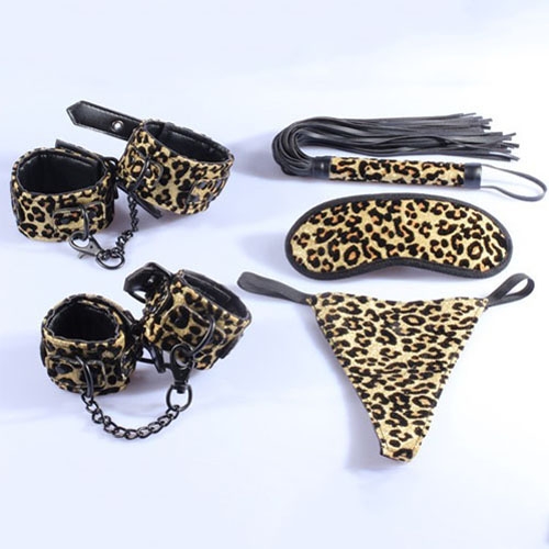 BD130- Bộ đồ chơi phòng the Mistress Bondage Kit màu da báo độc đáo
