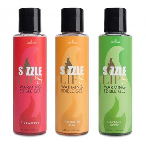 GM105- Gel mát xa làm nóng cơ thể nếm được Sensuva Sizzle Lips