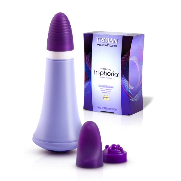 K157- Máy mát xa 3 đầu Trojan Tri·Phoria™