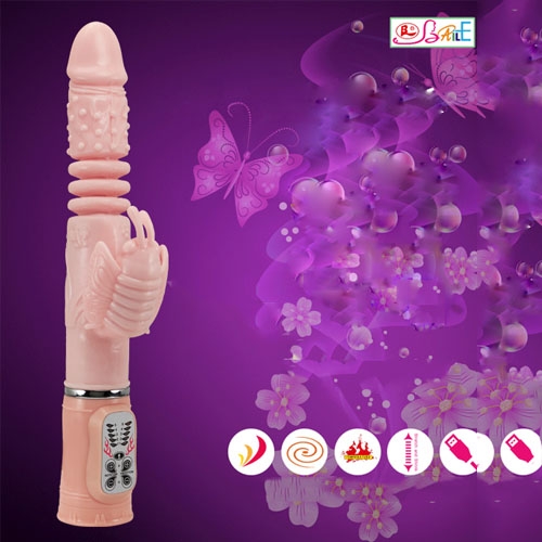 DV131-Dương vật giả rung thụt xoay điều chỉnh nhiệt độ