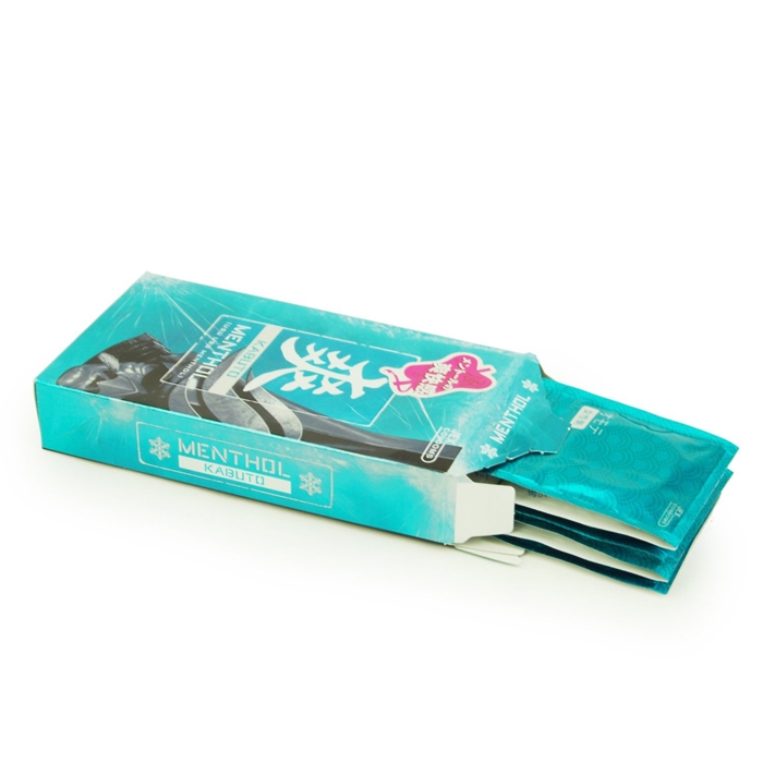 B155- Bao cao su hương bạc hàJex Kabuto Menthol-hộp 12c