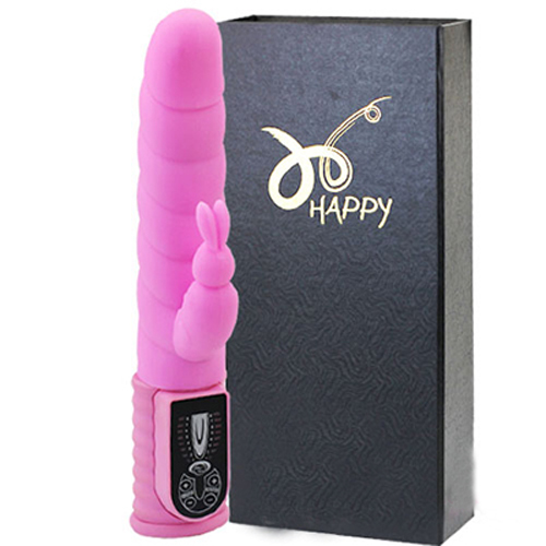 DV126-Dương vật giả silicon Happy đa chế độ