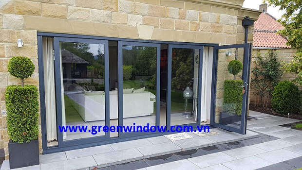 Cửa đi kết hợp mở quay, mở trượt Xingfa cao cấp