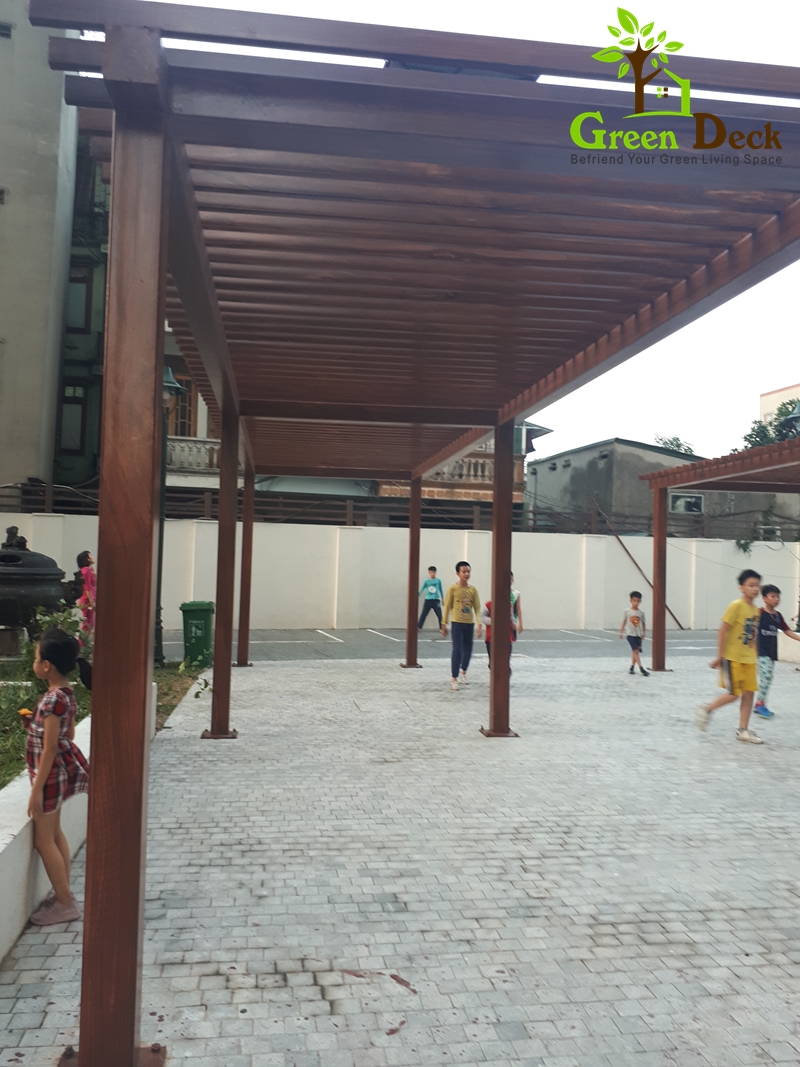 Thanh lam gỗ gác mái kính