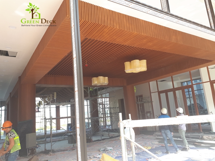 Thi công Trần nan gỗ