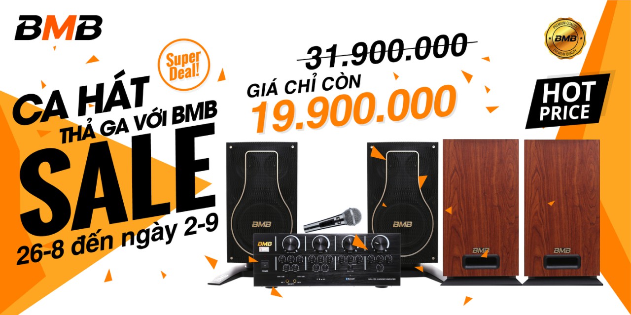 Giảm giá KHỦNG 12.000.000 + tặng áo thun từ BMB Việt Nam