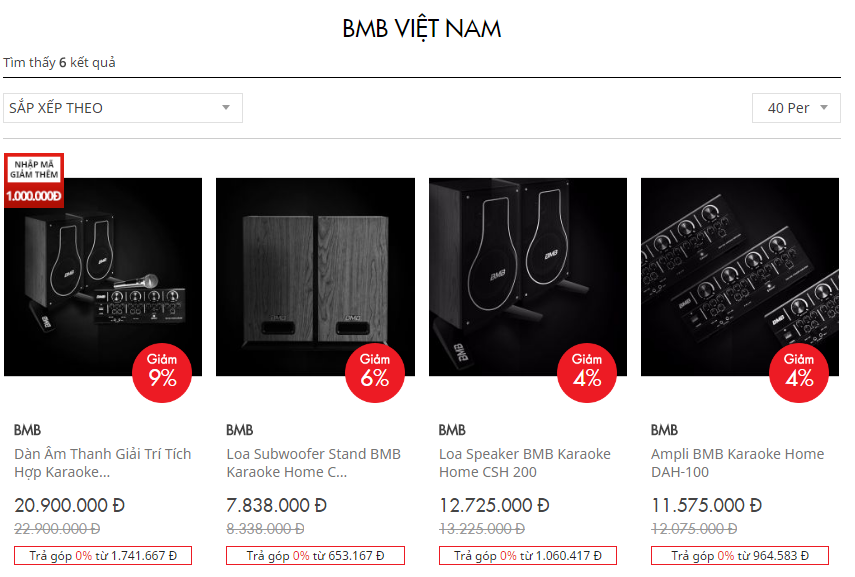 BMB đã có mặt tại Lotte.vn