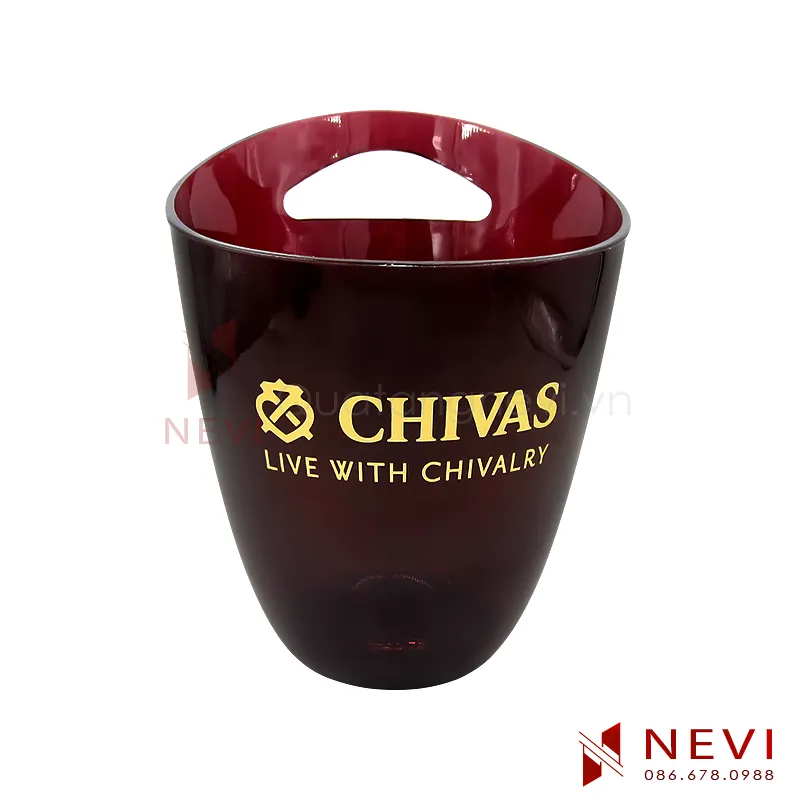 xô đá nhựa ướp lạnh rượu bia đẹp