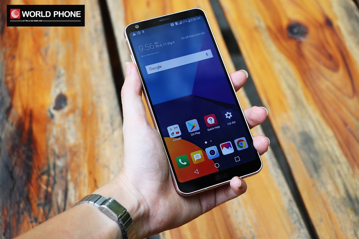 Thiết kế bắt mắt của LG G6 Hàn