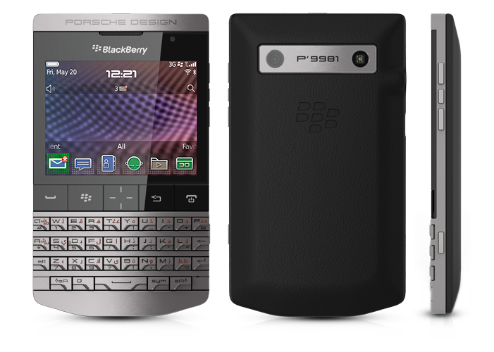 Thiết kế mạnh mẽ của Blackberry Porsche P'9981