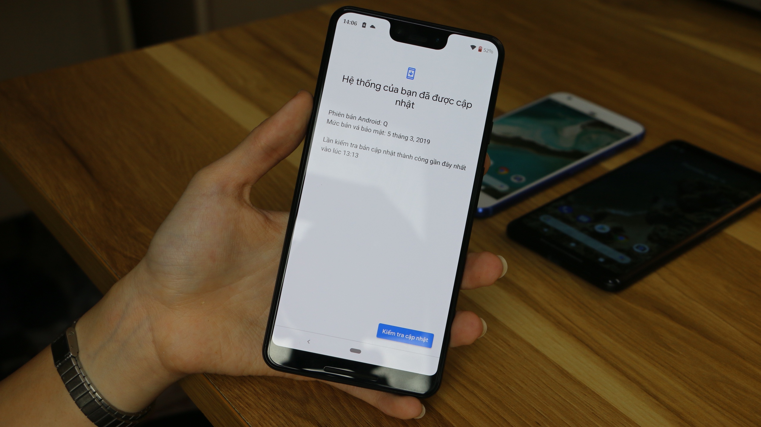 Google Pixel 3 XL nâng cấp lên Android Q