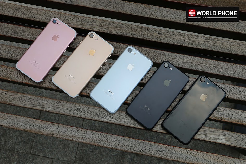 Các phiên bản màu iPhone 7