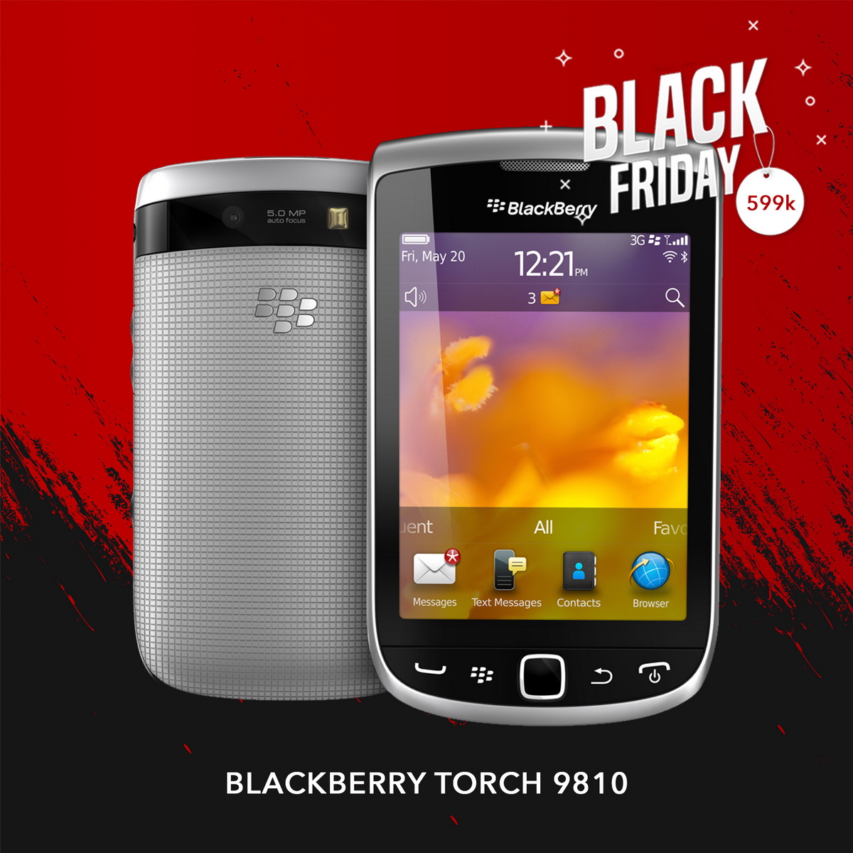 Blackberry Torch 9810 |  Black Friday