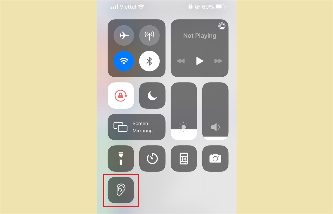 Bật/ Tắt nhanh Background Sounds