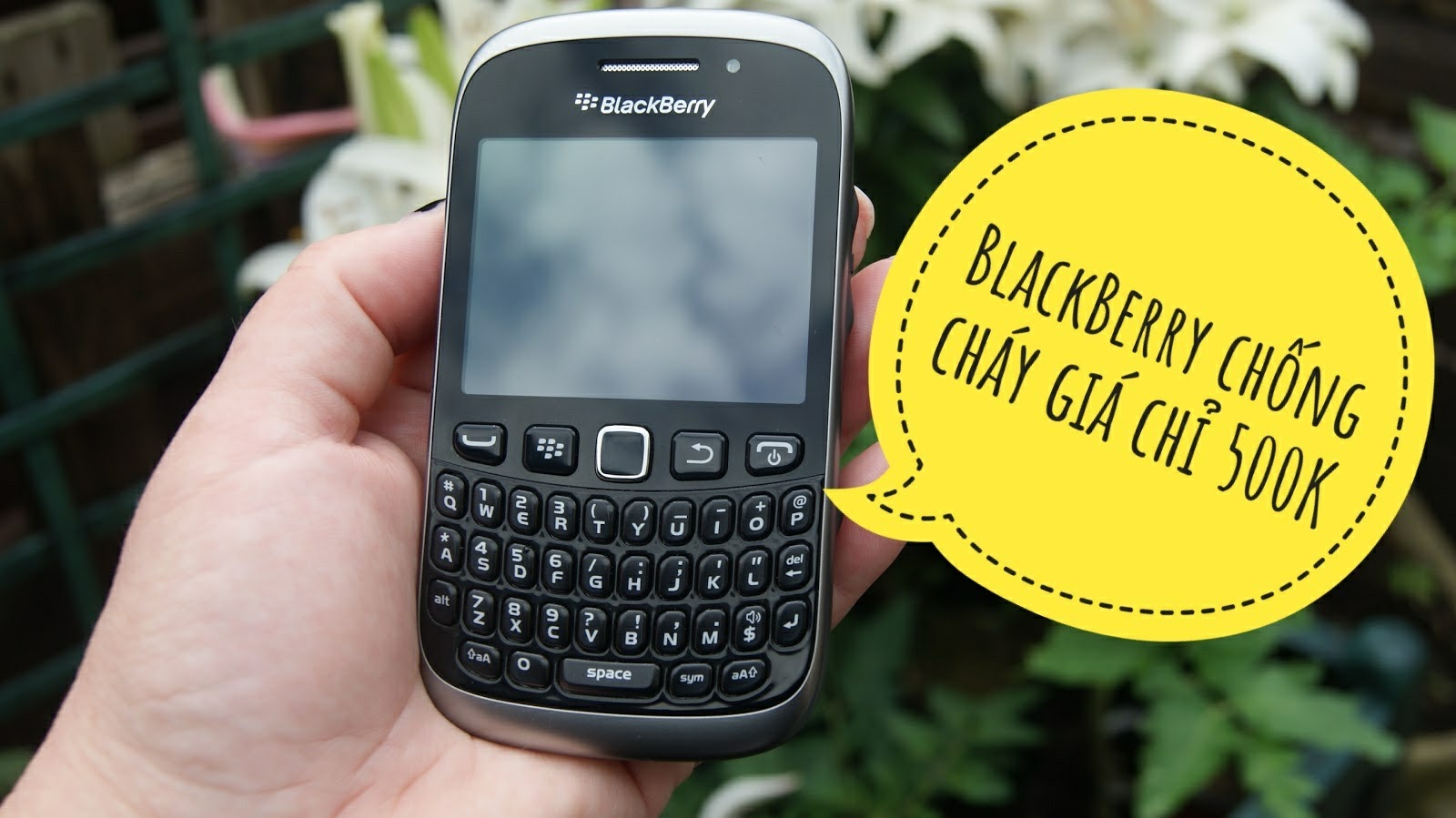 Blackberry chống cháy giá cực hời