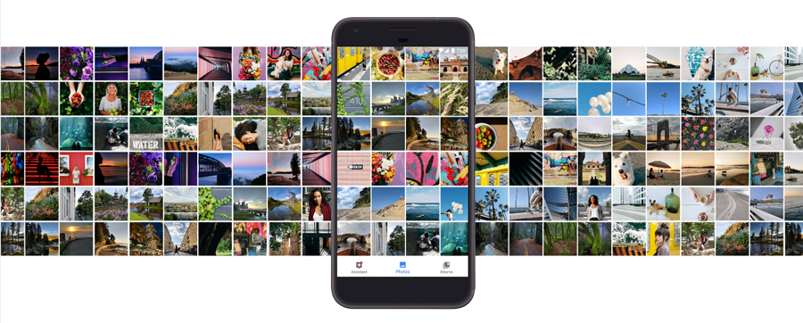 Google Pixel cho phép lưu trữ kho ảnh, video không giới hạn