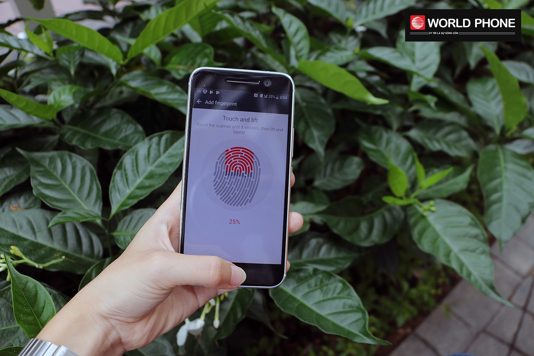 Cảm biến vân tay một chạm trên HTC 10