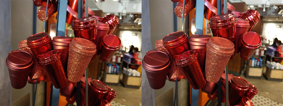 So sánh ảnh trên HTC U11+ (trái) và HTC U11 (phải)