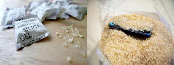 Sử dụng túi chống ẩm đem lại hiệu quả hơn so với gạo thông thường