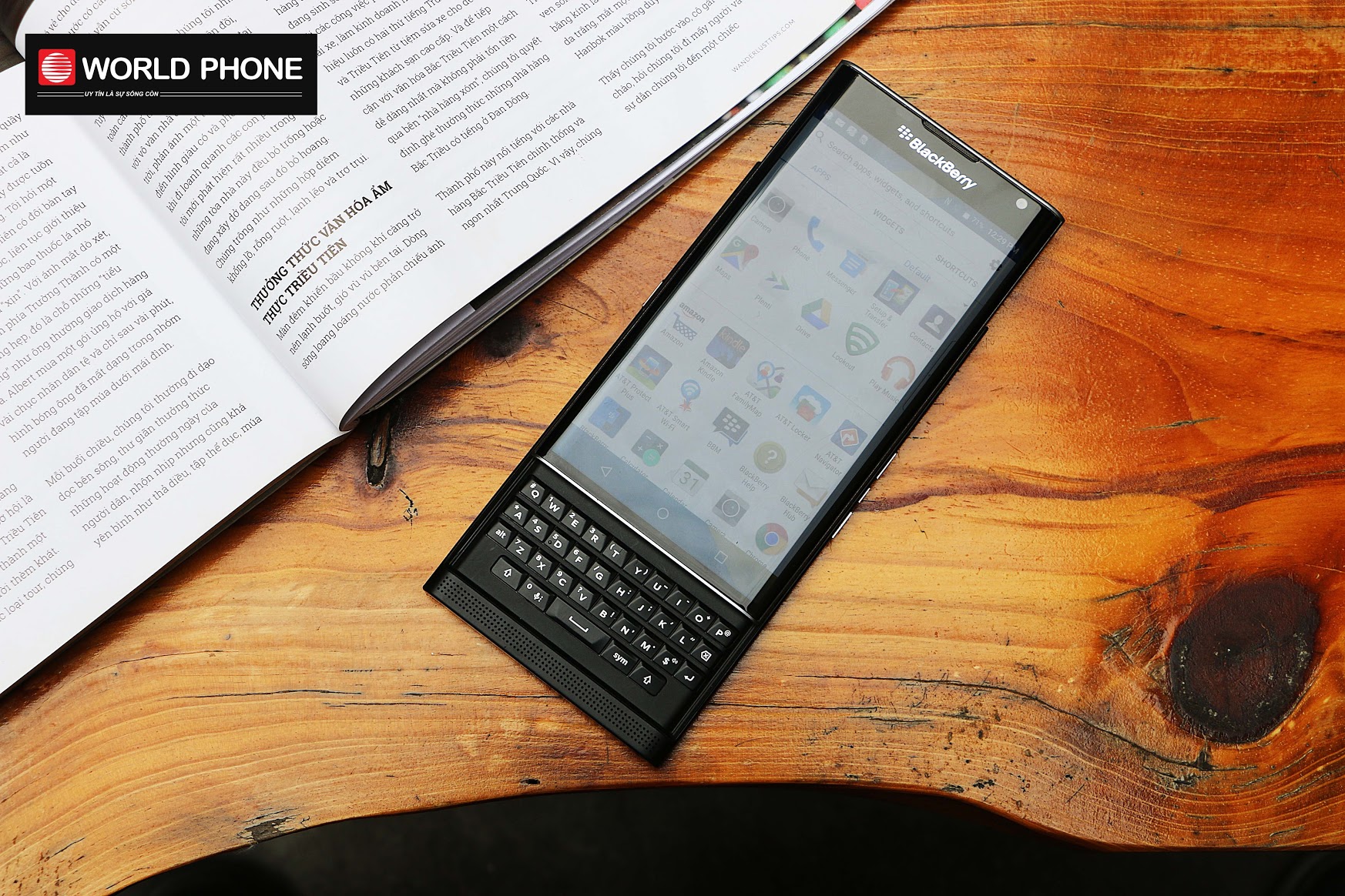 Thiết kế độc đáo của Blackberry Priv