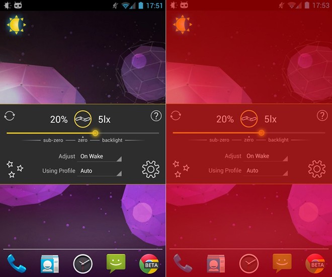 LUX - công cụ chỉnh sáng dưới mức cho phép