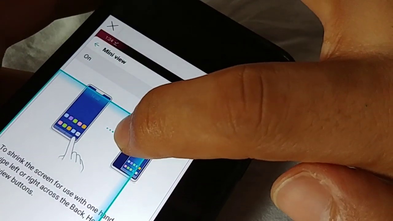 Mini View giúp cho việc sử dụng một tay dễ dàng hơn