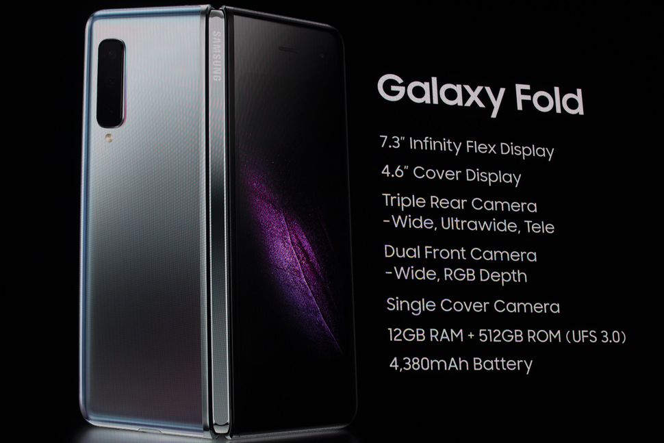 Thông số kỹ thuật tóm tắt của Galaxy Fold