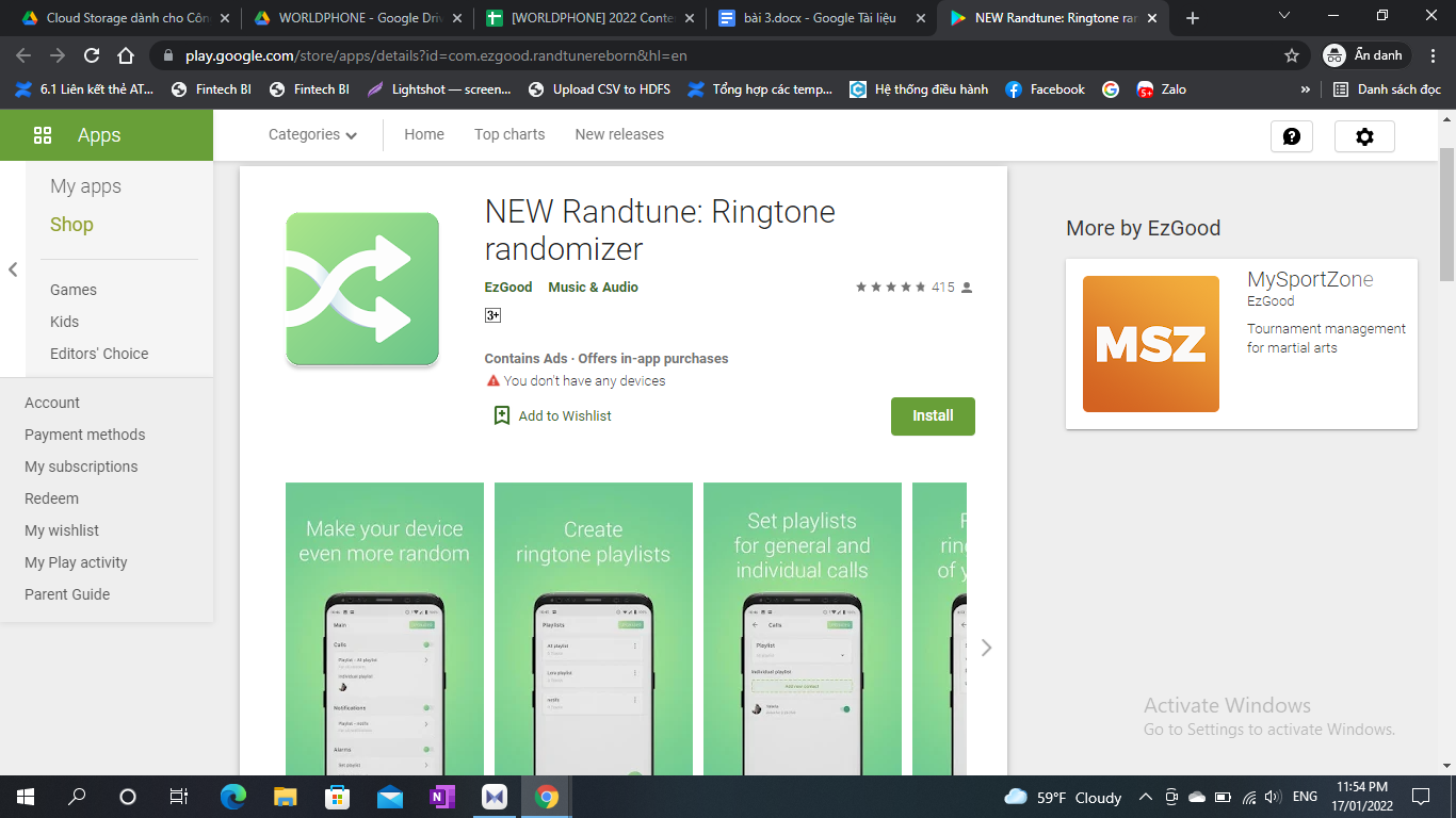 Tải xuống và cài đặt RandTune.